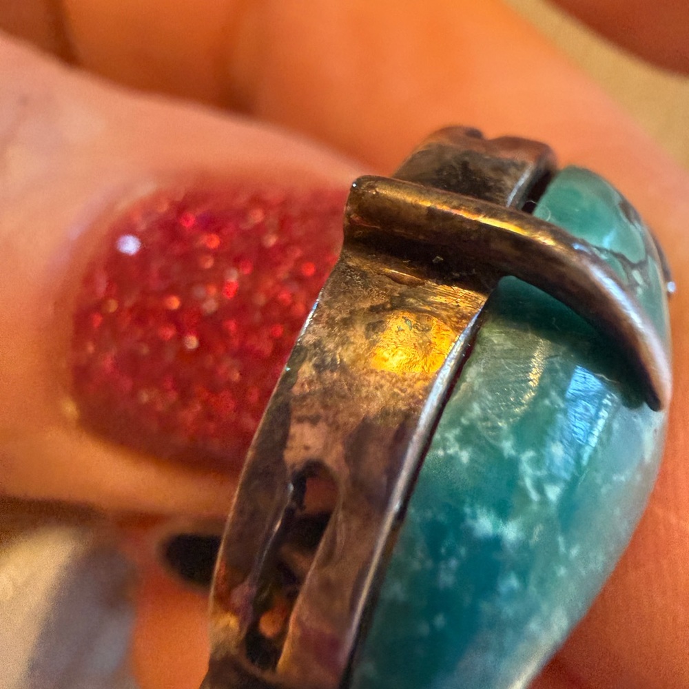 Sterling silver Turquoise Pendant Necklace - Picture 8 of 9